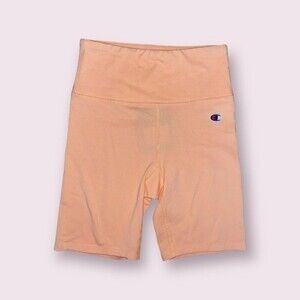 Champion Biker Shorts Light Coral Athleisure Sporty Stretchy NWT Womens Size XS